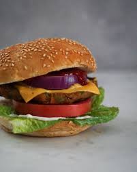 Sweet Potato Tikki Burger Aloo Tikki Burger Some Indian Girl Recipe In 2020 Sweet Potato Burgers Burger Vegetarian