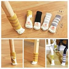 2,235 cat paw socks products are offered for sale by suppliers on alibaba.com, of which socks accounts for 10. Cat Paw Chair Socks Leg Covers Diy Socks Chair Socks Chair Leg Covers