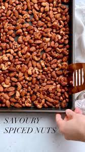 Savoury Spiced Nuts Roasted Walder Wellness Dietitian Rd Video Recipe Video In 2021 Healthy Snacks Snack Mix Recipes Peanut Recipes