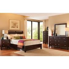 Rockland 4 Piece King Bedroom Set Merlot Dormitorios