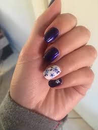 Then split each of those sections in half with another small dot. Midnight Blue With Dotting Tool Flowers Redditlaqueristas