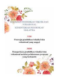 Visi misi portal rasmi sk taman bersatu. 3 1 Visi Misi Bptvkolej