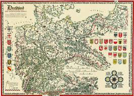Rm auf ausgaben für die wehrmacht, während für die zivilen investitionen nur 1 mrd. Landkarte Deutschland Und Angrenzende Gebiete 1925 1934 Deutsches Reich Hist Ebay