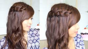 I hope this tutorial is helpful. Knotted Loop Waterfall Braid Hairstyle For Short And Long Hair Tutorial Youtube