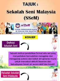 Permohonan bpr 2021 kemaskini bantuan prihatin rakyat & kategori. 4 Sekolah Seni Malaysia Pptx