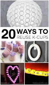 Recycle K Cups 25 Simple Ideas Coffee Pods Crafts Plastic Cup Crafts Recycle Crafts Diy