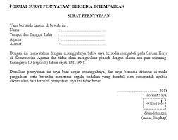 Silahkan kunjungi postingan contoh lengkap surat pernyataan bersedia ditempatkan di mana saja.docx untuk membaca artikel selengkapnya. Contoh Surat Pernyataan Bersedia Ditempatkan Dimana Saja Cpns Sebuah Tempat