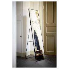 Karmsund Black Standing Mirror 40x167 Cm Ikea Floor Mirror Standing Mirror Mirror