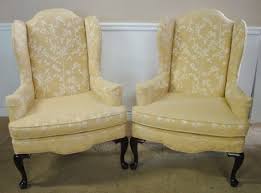 Ethan Allen Traditional Classics Wing Back Chairs Pair Of Fireside Chairs Ebay Fireside Chairs Chair Furniture