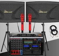 Home Karaoke System 8000W Console Mixing Amplifier with Bluetooth, Optical,  4000W 12" Full Range Speakers with Bass Booster and Dual Advanced ...