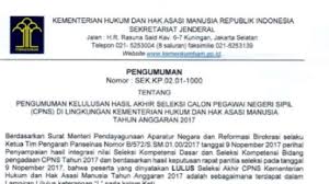 Deretan nama yang jumlahnya ribuan ini terdapat. Hasil Akhir Cpns Kemenkumham Diumumkan Cek Nama Nama Kamu Di Sini Tribun Solo