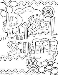 Subject Cover Pages Coloring Pages Classroom Doodles Project cover essena com co. subject cover pages coloring pages