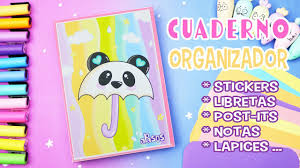 Como aplicar los vinilos o stickers. Cuaderno Organizador Crea Tus Stickers Libretas Mini Notas Porta Papeles Manualidades Apasos