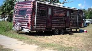 And even if you don't want to move around very often, trailers renovated like this easily serve as. Log Cabin Wrap Youtube