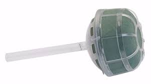 Oasis® wedding belle® bouquet holder. Directfloral Oasis Wedding Belle Holder Grande Clear Straight Handle
