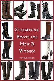 Boots all men's baby girls' clothing. Steampunk Boots For Men And Women