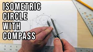 Direct connect points c and b. How To Draw An Isometric Circle With A Compass Youtube