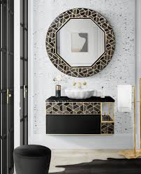 See some beautiful mirror design for modern bathroom vanity. 5 Unique Mirrors To Glam Up Your Bathroom Design Maison Valentina Blog