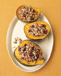 Wild Rice Stuffed Squash Food Thanksgiving Recipes Side Dishes Easy Recipes