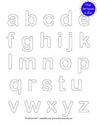 If your kids like to color, these alphabet coloring pages are sure to please! Free Printable Alphabet Coloring Pages No Prep Way To Teach The Abcs The Artisan Life