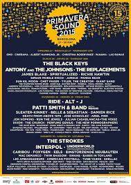 We have interviewed alberto guijarro rey, the artistic director of primavera sound. Primavera Sound 2015 Lineup