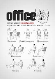 Workouts at your desk 01:02. Office Workout