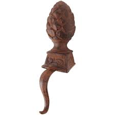 Cast Iron Pinecone Stocking Hanger Pinecone