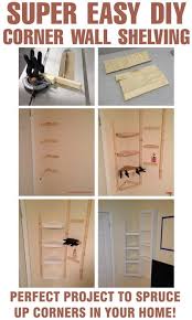 Do it yourself wall shelves. How To Build Simple Corner Wall Shelving Yourself Diy