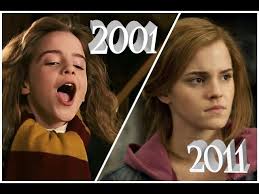 At age 14 at the harry potter and the. Evolution Of Hermione Granger In Harry Potter 2001 2011 Youtube