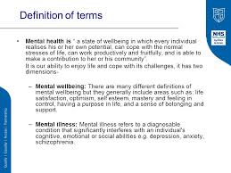 Mental Health And Wellbeing Ppt Video Online Download