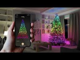 Twinkly Home Smart Christmas Lights Rgbw 5mm 400l 3 Spacing Wi Fi And Music Sensor Green Wire Christmas Lights Light App Led Christmas Lights