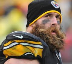 James Harrison is ready to climb into the chute 😤