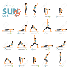 Maybe you would like to learn more about one of these? Infographic Of 6 Yoga Poses For Yoga At Home In Concept Of Yoga Sun Salutation B