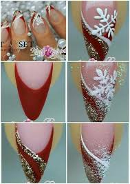 как сделать простой и красивый маникюр в домашних условиях Christmas Nail Art Prostoj Novogodnij Manikyur Nogti Dizajnerskie Nogti