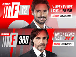 Gustavo lópez, periodista deportivo, fue internado en la clínica de olivos, luego de dar positivo de coronavirus. Espn Estrena F12 Con Mariano Closs Y F360 Con Gustavo Lopez Programadores Plataformas News