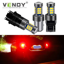 1pcs Car Led Brake Light Auto Lamp Bulb P21 5w W21 5w 3157 P21w W21w For Fiesta Mondeo Mk4 Mk5 Fusion Ranger Tucson Ix35 Creta Signal Lamp Aliexpress