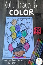 Summer Centers For Preschool Kinder Garten Rocks Resources Preschool Math Worksheets Summer Math Summer Math Worksheets