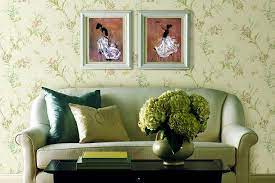 Pin On Living Room Wallpaper Design
