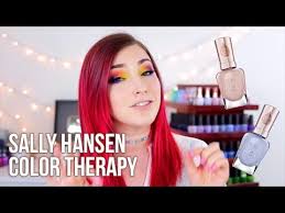 Creme hair bleach for face is the easiest way to lighten unwanted facial hair. Sally Hansen Color Therapy Petal Soft Swatches Kelli Marissa Youtube