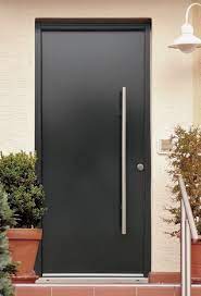 Le prix d'une porte d'entrée en aluminium est assez élevé : Porte D Entree Metal Toubkal H 215 X L 90 Cm Droite Brico Depot