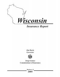 This is a chart to show the publishing history of editions of works about this subject. Wisconsin Commissioner Of Insurance Annual Report Business Of