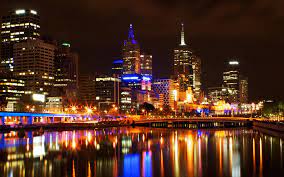 Singhstation melbourne city at night. Melbourne City Night Wallpaper 1920x1200 21670