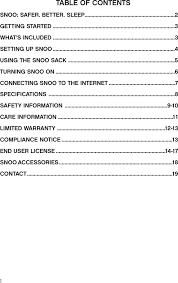 101067400 Snoo User Manual Happiest Baby