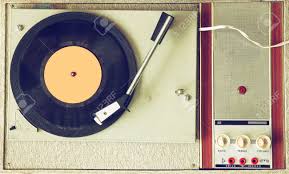 In fact, these turntables existed before 1940s with a 10'' and 12'' size. Top View Of Old Record Player Image Is Retro Filtered Stock Photo Picture And Royalty Free Image Image 33896097