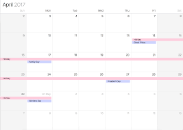 Monthly calendar for the month april in year 2017. Here S How To Take 8 Days Leave In 2017 And Be On Holiday For 18 Days