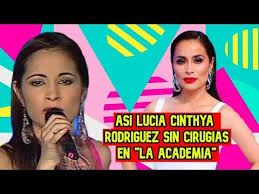 Dejó temporalmente venga la alegría para conducir el reality show la academia. De Esta Manera Lucia Cynthia Rodriguez Sin Cirugils En La Academia Youtube