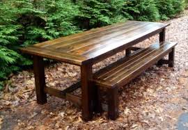 Pin By Ana White On Dining Room Tutorials Outdoor Farmhouse Table Farmhouse Table Plans Outdoor Tables