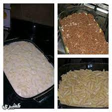 طريقة عمل مكرونة بالبشاميل food koshari griddle pan