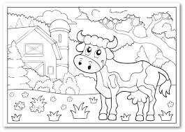 Drawings to print and colour. Fill In The Colours Drawings For Kids Minusl