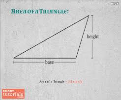 A = ½ (b × h) square unit test your knowledge on area of triangle How To Find Area Of A Triangle